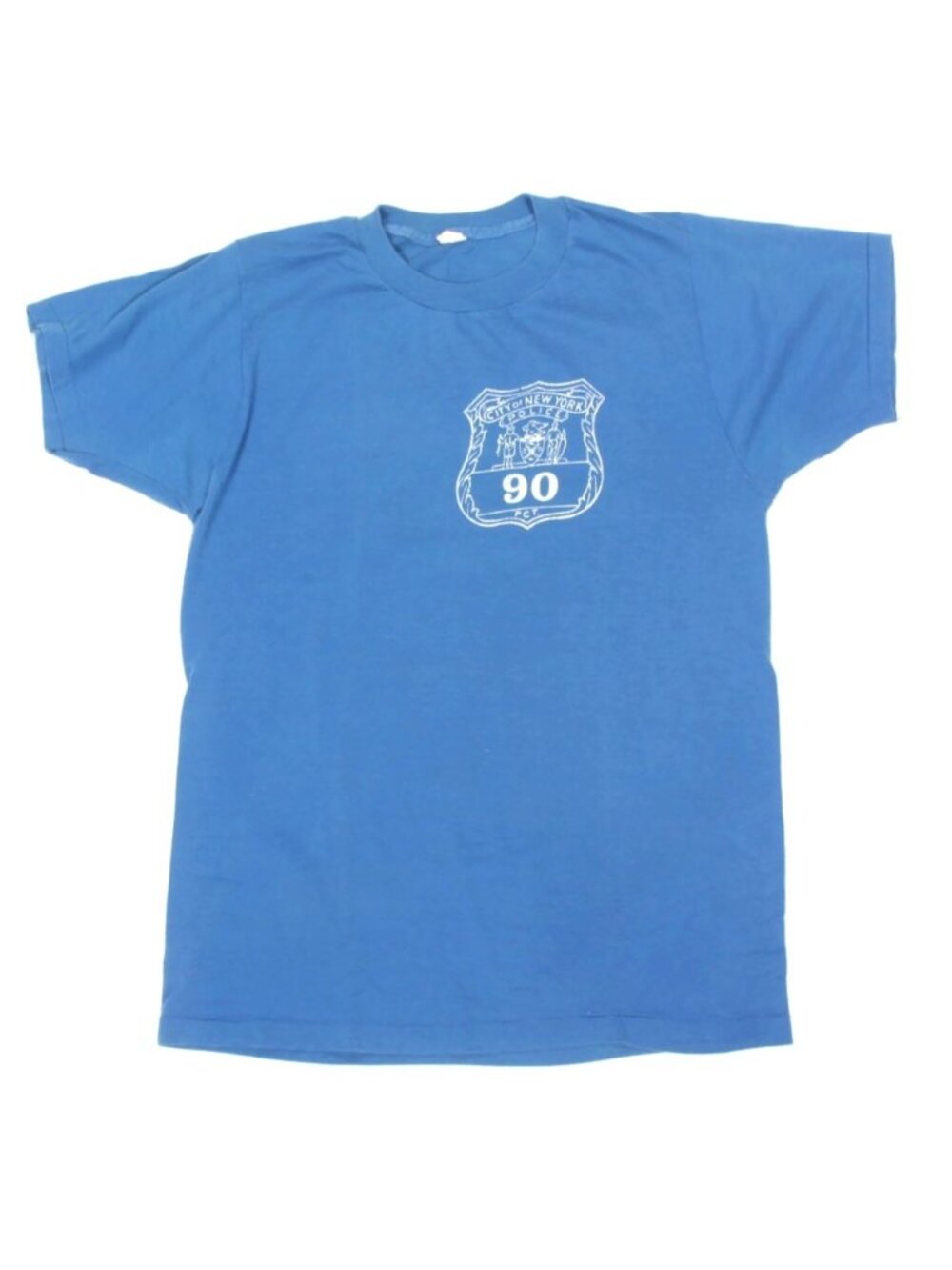 Vintage NEW YORK  NYPD Police Department Blue Men's T-Shirt Tee size S /682